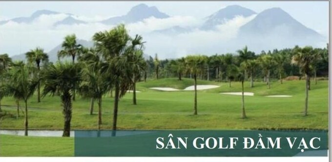 CUD - Chủ đầu tư sân golf Đầm Vạc bị ngân hàng rao bán nợ hơn 800 tỷ đồng