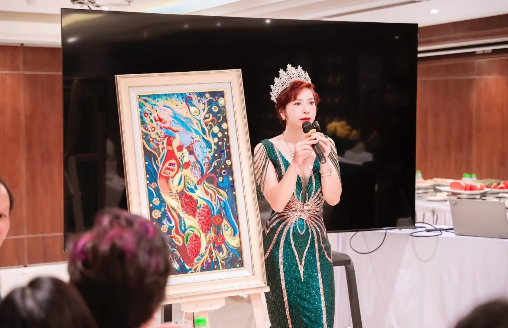 HỌA SĨ HẢI XUÂN-Dấu ấn trở lại tại Business Network Global Leaders 2025